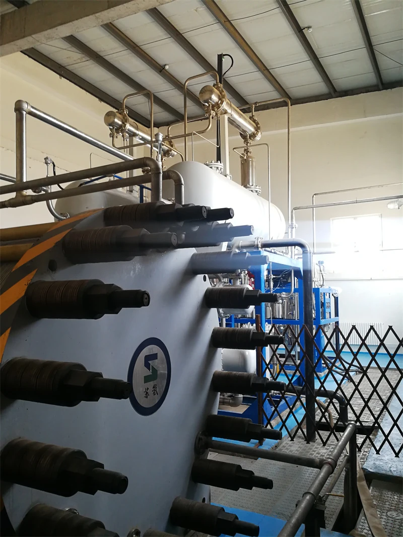Purificación y recuperación de gas hidrógeno