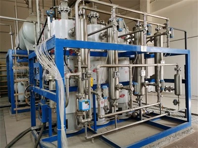 Electrólisis del agua de mar para producir hidrógeno.